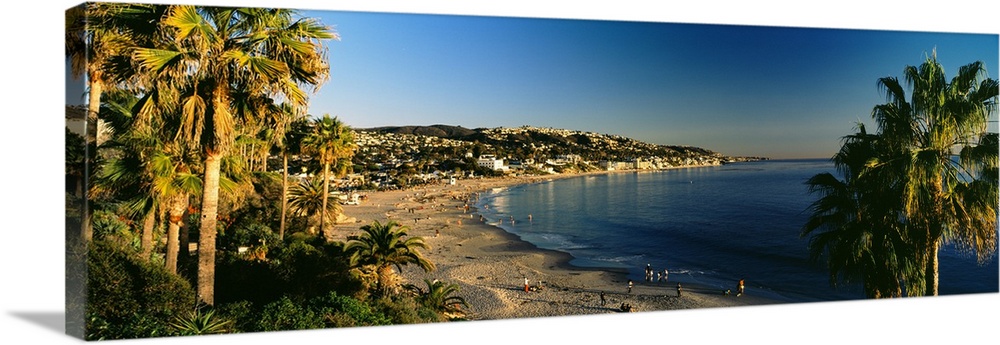 Resorts on the beach, Laguna Beach, Orange County, California, USA