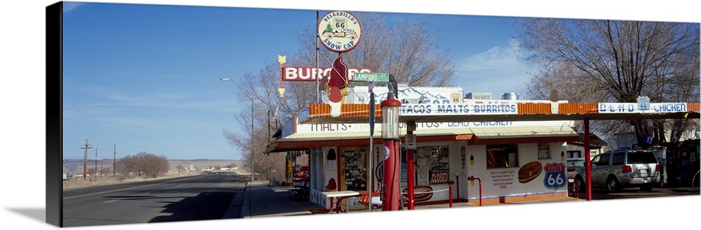 Restaurant on the roadside Route 66 Arizona