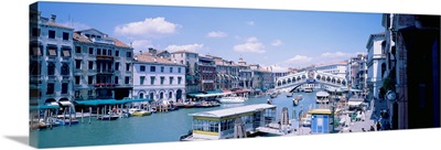 Rialto and Grand Canal Venice Italy