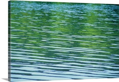 Rippled pattern on water surface