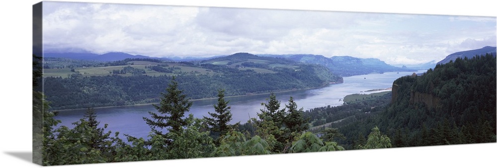 River Columbia River Crown Point Columbia River Gorge Oregon