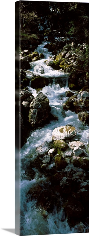 River flowing through rocks, Bluhnbach-Valley, Salzburg, Austria