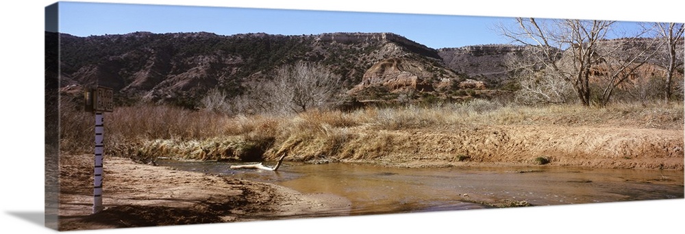 River passing through a landscape, Palo Duro Canyon State Park, Texas