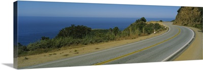 Road along an ocean, Route 1, Big Sur, California