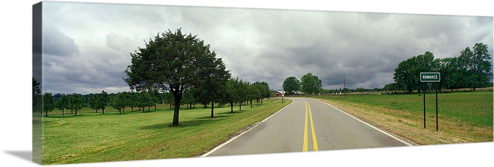 Road passing through a landscape, Romance, White County, Arkansas,