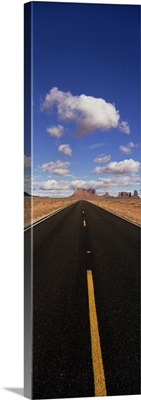Road shot w/ clouds Monument Valley  AZ