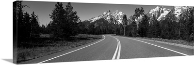 Road & Teton Range Grand Teton National Park WY
