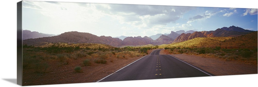 Road through Red Rock Canyon National Conservation Area, Las Vegas, Nevada