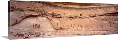Rock Art Panel Horseshoe Canyon Canyonlands National Park UT
