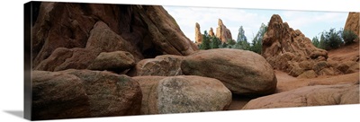 Rock formations in a public park, Garden of the Gods, Colorado Springs, Colorado