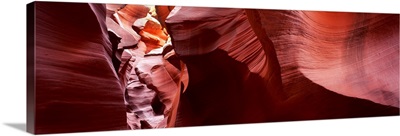 Rock formations in a slot canyon, Lower Antelope Canyon, Arizona