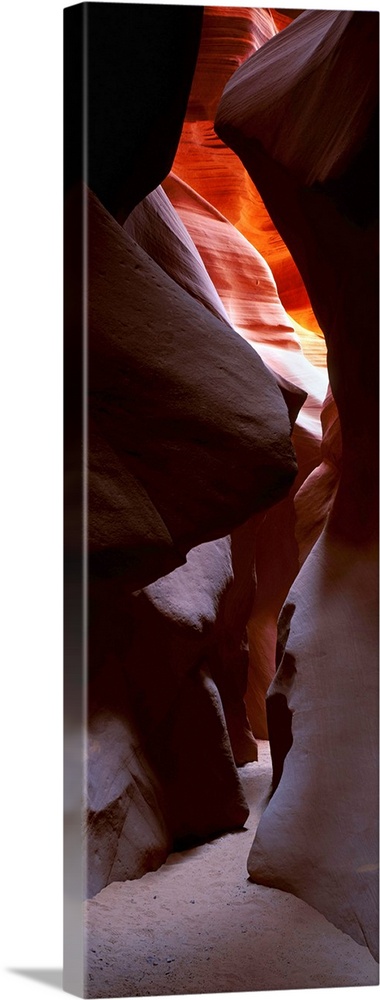Rock formations in a slot canyon, Lower Antelope Canyon, Arizona