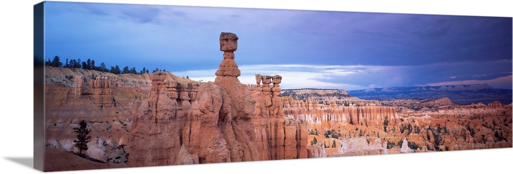Rock formations on a landscape, Thor's Hammer, Bryce Canyon National Park, Utah, USA