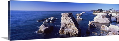 Rock formations on the coast, Avila Beach, San Luis Obispo County, California