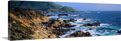 Rock formations on the coast, Big Sur, Garrapata State Beach, Monterey Coast, California