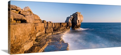 Rock formations on the coast, Dorset, England
