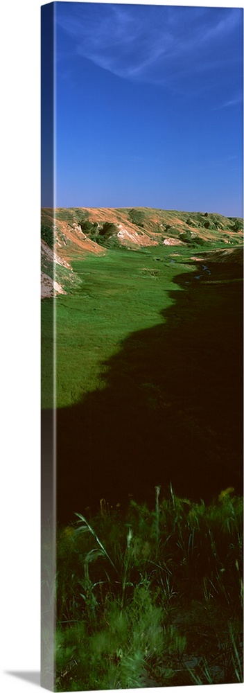 Rocks on a landscape, Whitetail Creek, Keith County, Nebraska,