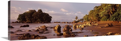 Rocks on the beach, Colombia