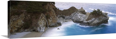 Rocks on the beach, McWay Falls, Julia Pfeiffer Burns State Park, Monterey County, Big Sur, California