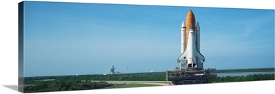 Rollout of Space Shuttle Discovery NASA Kennedy Space Center Cape Canaveral Brevard County Florida