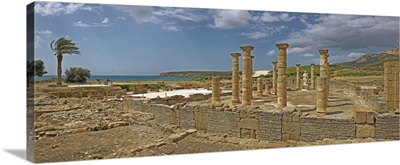 Roman ruins of Baelo Claudia in the village of Bolonia, Cadiz province, Andalusia, Spain