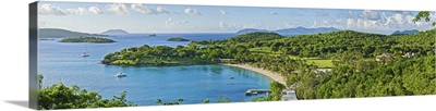 Rosewood Resort on an island, Caneel Bay, St. John, US Virgin Islands