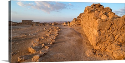 Ruins of a fort, Masada, Israel