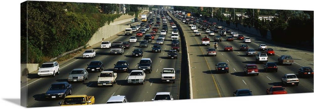 Rush Hour Traffic on I-405 Los Angeles CA
