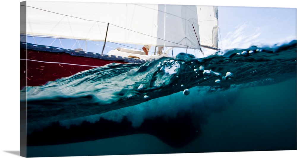 Sailboat competing in the Grenada Sailing Festival, Grenada