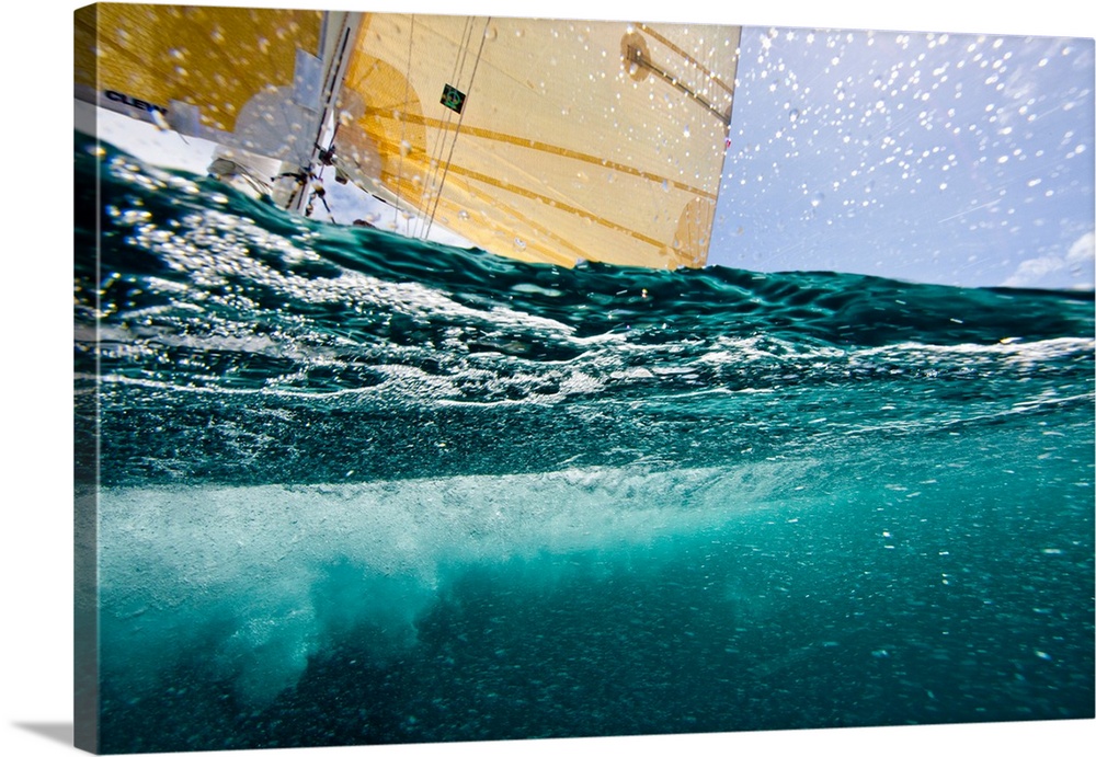 Sailboat competing in the Grenada Sailing Festival, Grenada