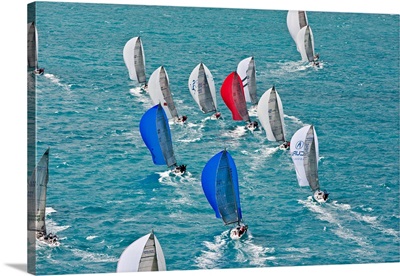 Sailboats in Acura Miami Grand Prix, Miami, Miami-Dade County, Florida