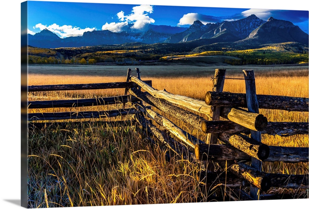 San Juan Mountains In Autumn, Near Ridgway Colorado - Off Hastings Mesa, Dirt Road To Telluride, County Road 58p, "Last Do...