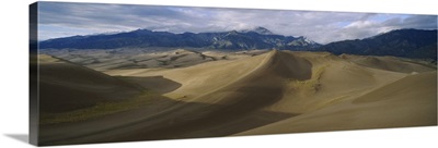 Sand dunes in the desert, Great Sand Dunes National Monument, Colorado