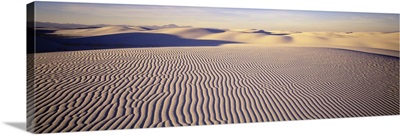 Sand dunes in the desert, White Sands National Monument, New Mexico