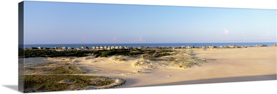 Sand dunes on the beach, North Carolina Photo Canvas Print | Great Big ...