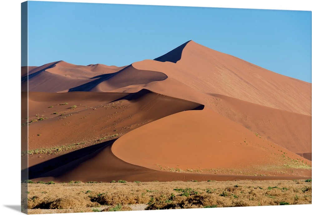 Sand dunes, Sossusvlei, Namib Desert, Namib-Naukluft National Park, Namibia