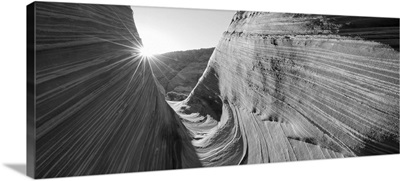 Sandstone rock formations, The Wave, Coyote Buttes, Utah