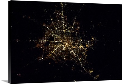 Satellite view of Houston, Texas