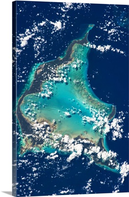 Satellite view of Turks and Caicos Islands
