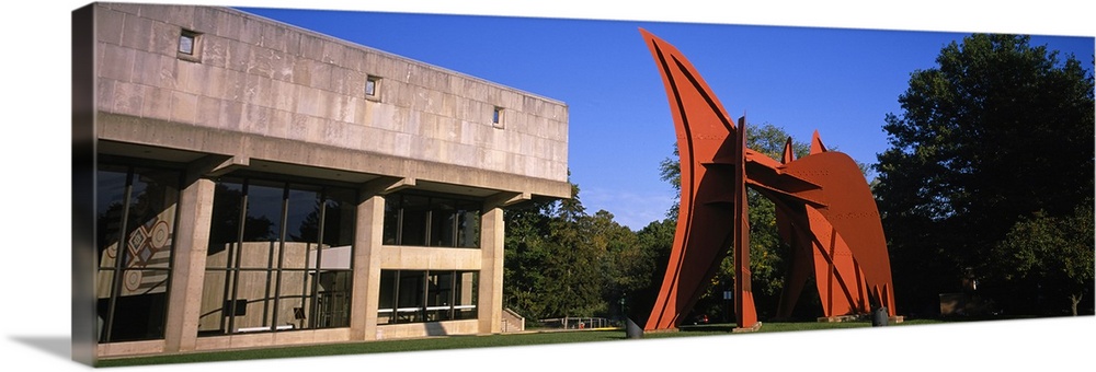 Sculpture in front of a university, Indiana University, Bloomington, Monroe County, Indiana,