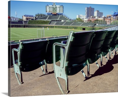 Seats With Scoreboard, Cubs Vs Phillies, Wrigley Field, Chicago, Illinois, July 31, 2003
