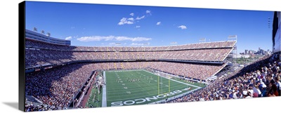 Sell-Out Crowd At Mile High Stadium, Broncos V. Rams, Denver, Colorado