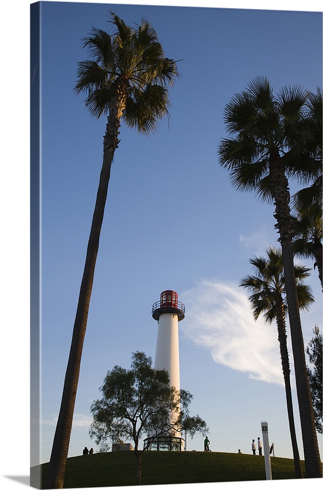 USA, California, Long Beach, Shoreline Village Lighthouse