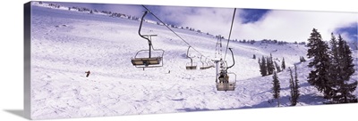 Ski lifts in a ski resort, Snowbird Ski Resort, Utah