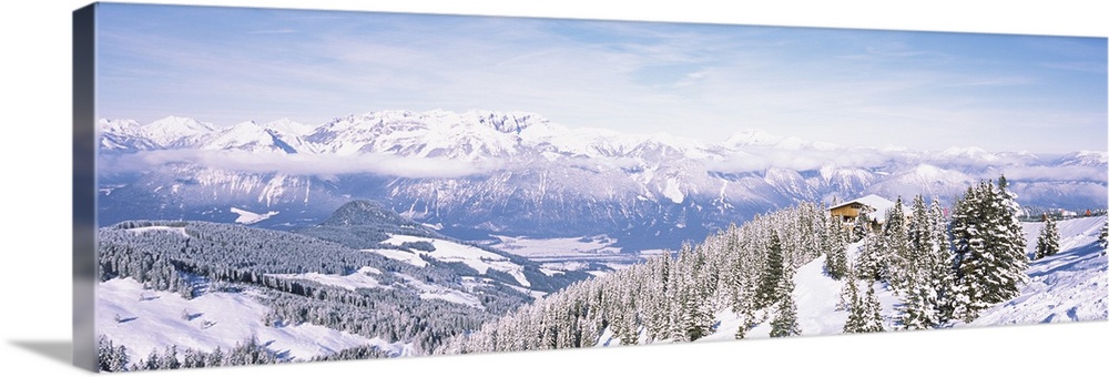 Ski resort, Reith Im Alpbachtal, Tyrol, Austria