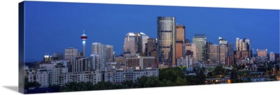 Skylines in a city, Calgary, Alberta, Canada