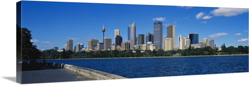Skyscrapers along a waterfront, Sydney, Australia