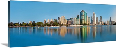 Skyscrapers at the waterfront, Brisbane, Queensland, Australia