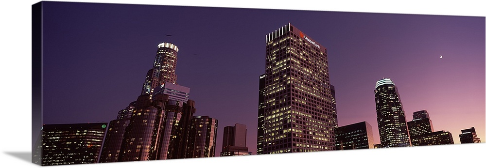 Skyscrapers in a city, City of Los Angeles, California, USA