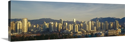 Skyscrapers in a city, False Creek, Vancouver, Lower Mainland, British Columbia, Canada